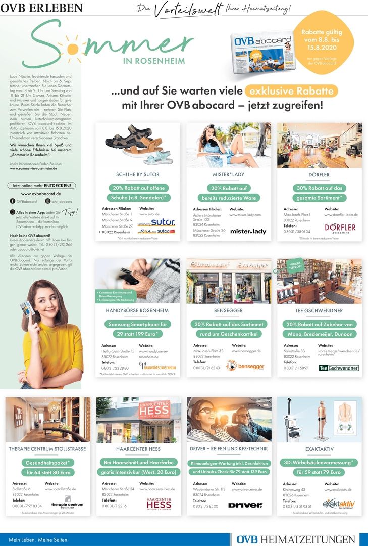 OVB Aktion - Sommer in Rosenheim