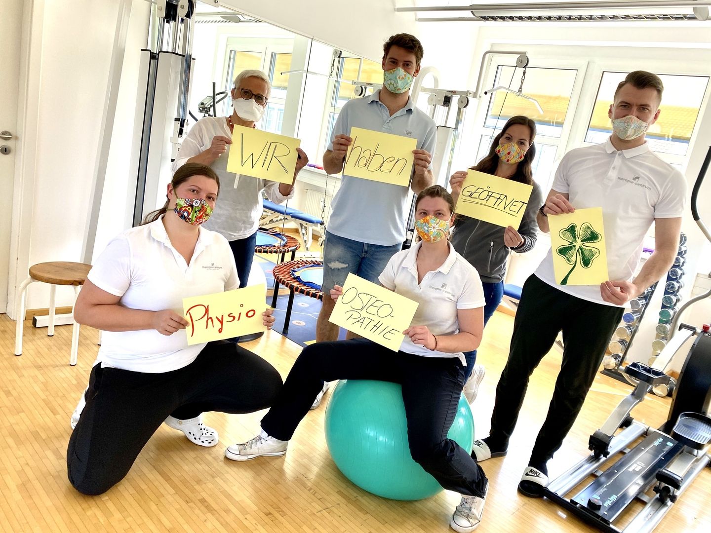 Unser Team ist wie immer bereit